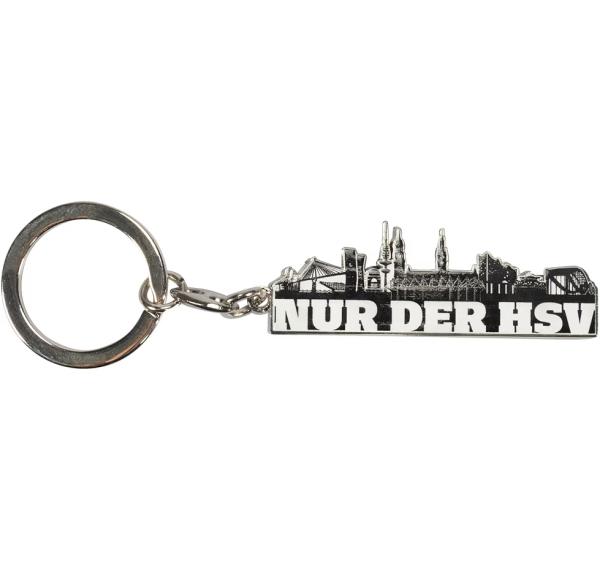 Hamburger SV HSV Schlüsselanhänger Skyline ca. 16,5 x 7,3 cm